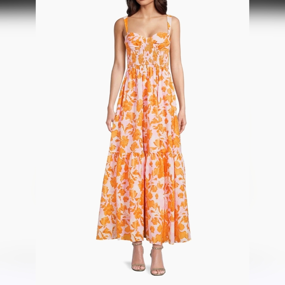 NWT HUTCH | $361 Stefani Floral Midi Dress - Picture 4 of 8